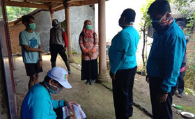 Kunjungan rumah PDP