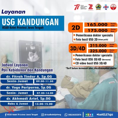 Layanan USG Kandungan (Ultrasonography)