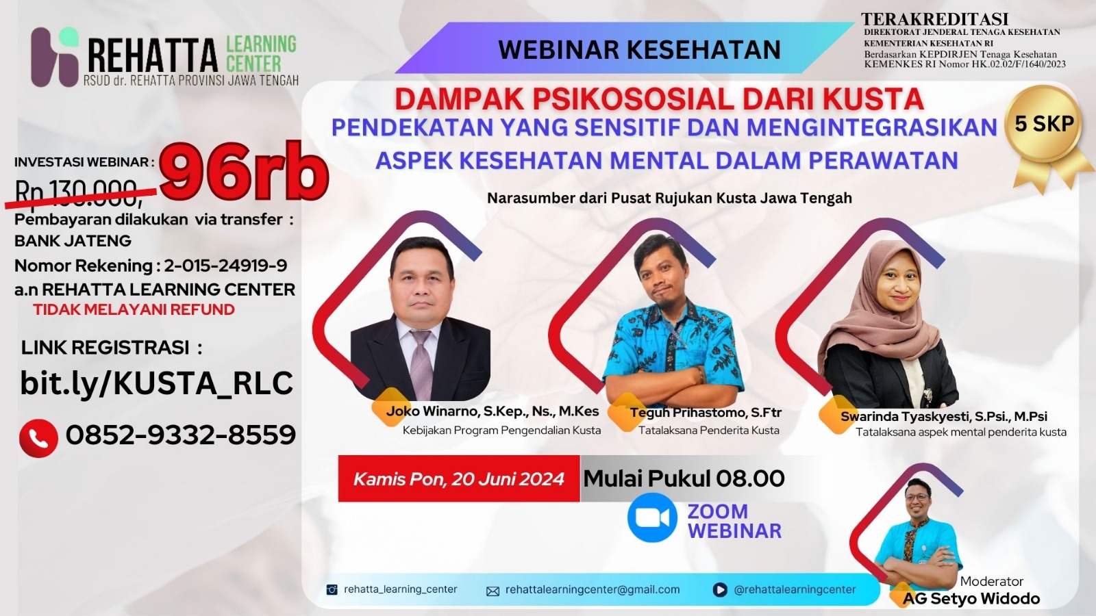 Webinar Kesehatan Dampak PSIKOSOSIAL dari KUSTA