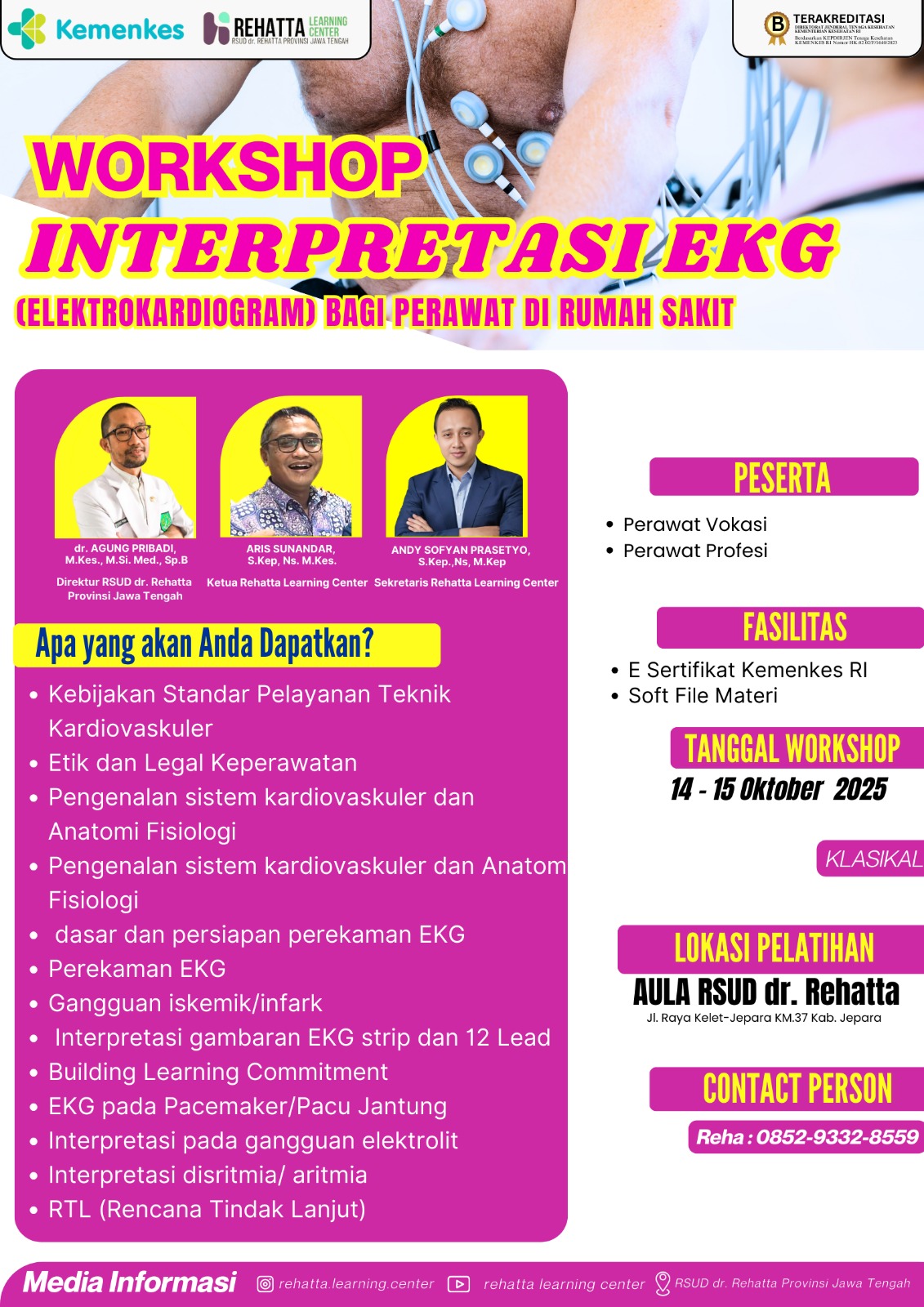 Workshop Interpretasi EKG (Elektrokardiogram) Bagi Perawat