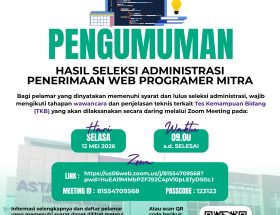 📢 Pengumuman Hasil Seleksi Administrasi Penerimaan Web Programmer Mitra RSUD dr Rehatta